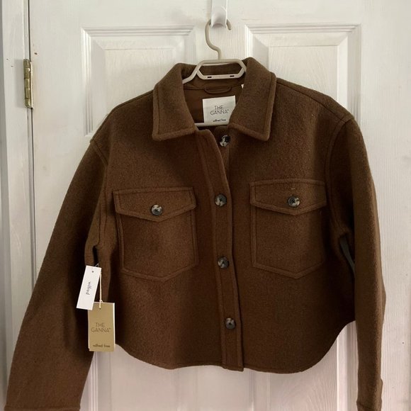 Aritzia Ganna Wool Brown Jacket - Picture 8 of 8